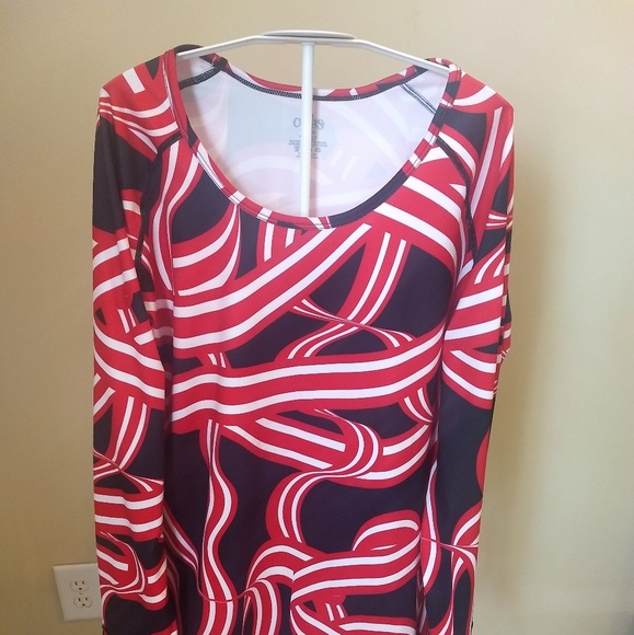 Hot Chillys Womens XL Geo Pro Long sl Scoop Top - Picture 1 of 5